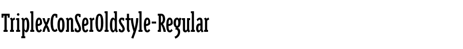 TriplexConSerOldstyle Regular.ttf