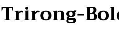 Trirong Bold Regular.ttf