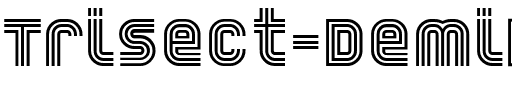 Trisect DemiBold.ttf