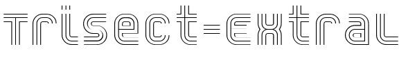 Trisect ExtraLight.ttf