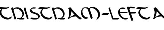 Tristram Leftalic Italic.ttf
