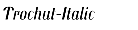 Trochut Italic.ttf