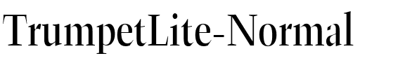 TrumpetLite Regular.ttf