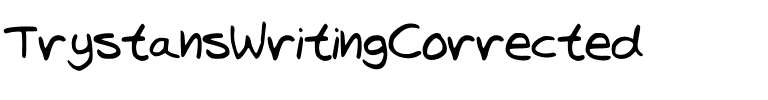 TrystansWritingCorrected Medium.ttf