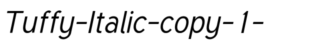 Tuffy MagerKursiv.ttf