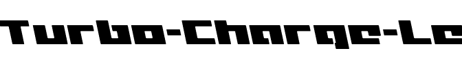 Turbo Charge Leftalic Italic.ttf