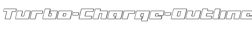 Turbo Charge Outline Italic Outline Italic.ttf