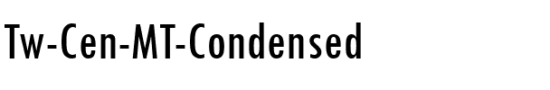 Tw Cen MT Condensed Normal.ttf