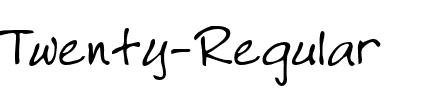 Twenty Regular.ttf