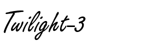 Twilight 3 Regular.ttf