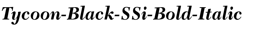 Tycoon Black SSi Bold Italic.ttf