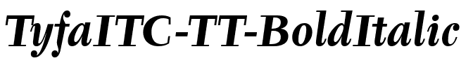 TyfaITC TT Gras Italique.ttf