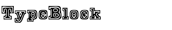 TypeBlock Regular.ttf