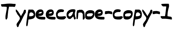 Typeecanoe Regular.ttf