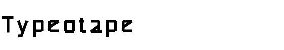 Typeotape Medium.ttf