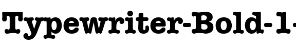 Typewriter Bold.ttf