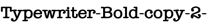 Typewriter Bold.ttf