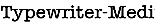 Typewriter-Medium Regular.ttf