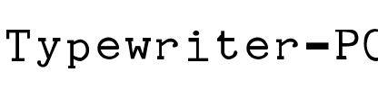 Typewriter PG Regular.ttf