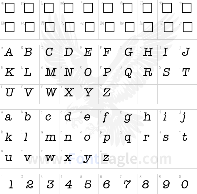 Typewriter-Serial-RegularItalic-DB