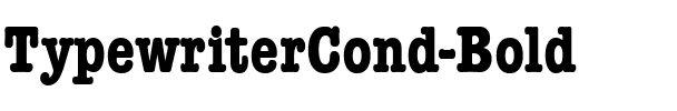 TypewriterCond Bold.ttf