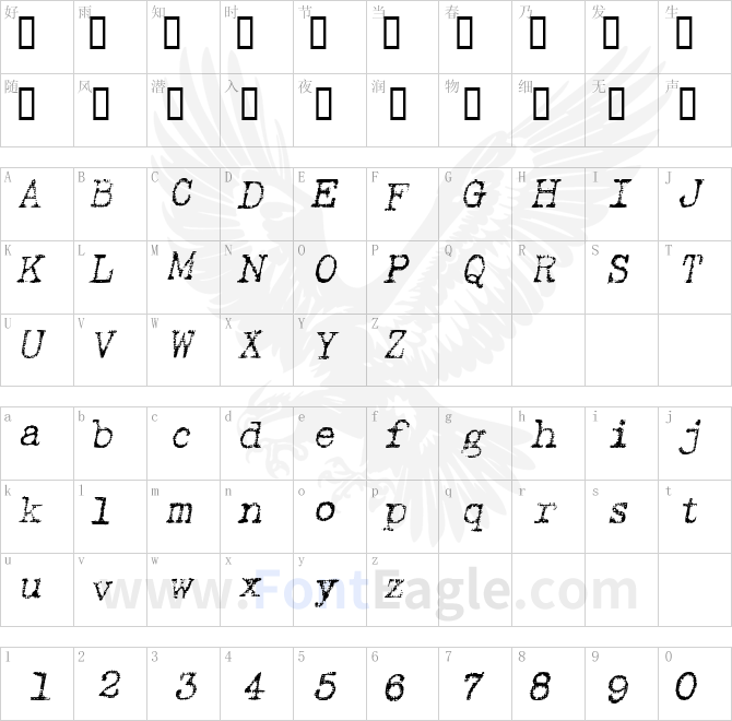 TypewriterRough-Italic