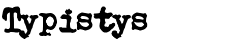 Typistys Normal.ttf