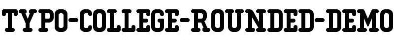 Typo College Rounded Demo Regular.otf