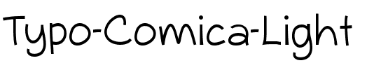 Typo Comica Light.otf