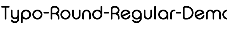 Typo Round Regular Demo Regular.otf