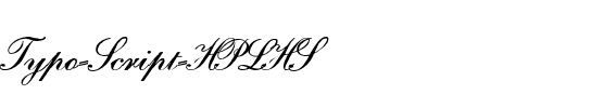 Typo Script HPLHS.ttf