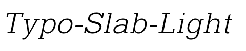 Typo Slab Light.ttf