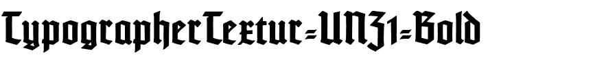 TypographerTextur UNZ1 Bold.ttf