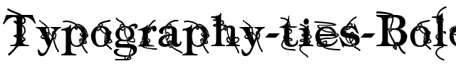 Typography ties Bold.ttf