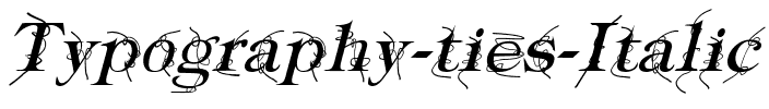 Typography ties Italic.ttf