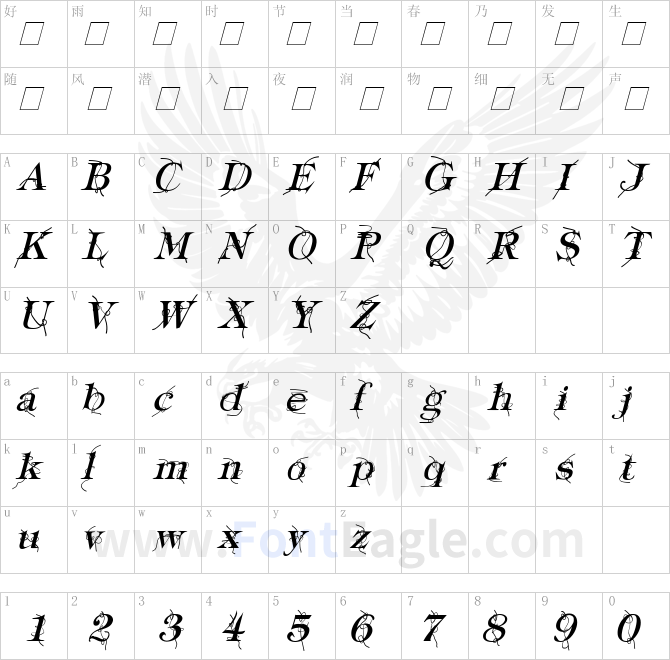Typography-ties-Italic