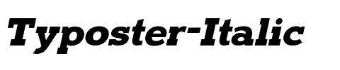 Typoster Italic.otf