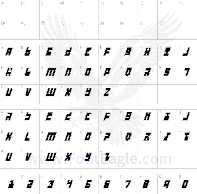 UFO-Hunter-Academy-Italic