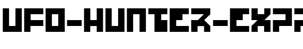UFO Hunter Expanded Expanded.ttf