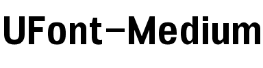 UFont Medium.ttf