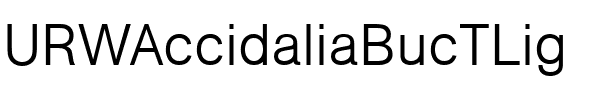 URWAccidaliaBucTLig Regular.ttf