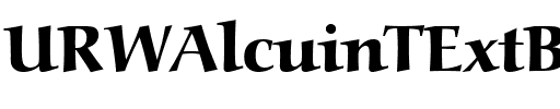 URWAlcuinTExtBol Regular.ttf