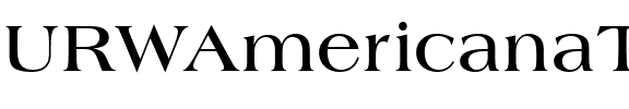 URWAmericanaT Bold.ttf