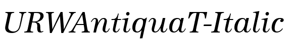 URWAntiquaT Italic.ttf