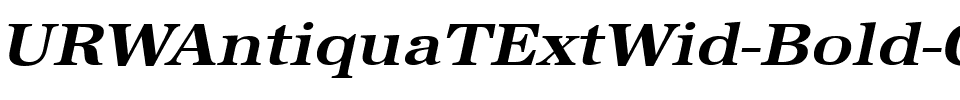 URWAntiquaTExtWid Bold Oblique.ttf