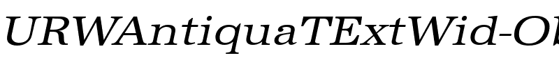 URWAntiquaTExtWid Oblique.ttf