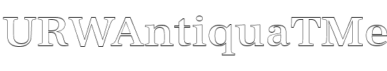 URWAntiquaTMedOu1 Regular.ttf
