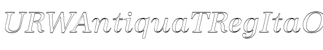 URWAntiquaTRegItaOu1 Regular.ttf