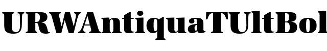 URWAntiquaTUltBolNar Regular.ttf