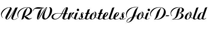 URWAristotelesJoiD Bold.ttf